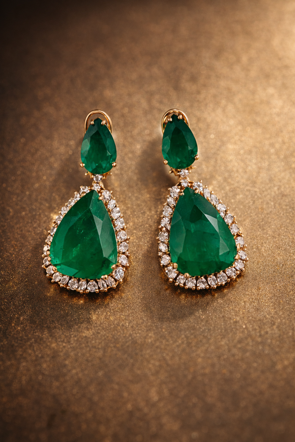Emerald Royale Drop Earrings