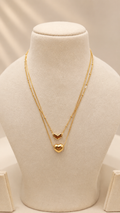 Golden Heart Layered Necklace