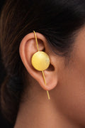 Minimal Matte Gold Ear Cuff - Etti Kapoor